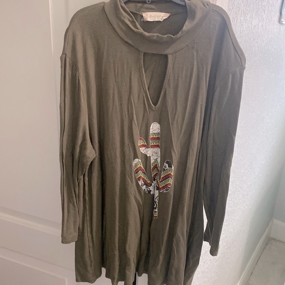 Army green top